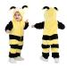 Doladola Unisex Baby Toddlers Romper Jumpsuit Hooded Cartoon Sleepsuits Infant Outfit 3 5-4 5 Years Bee