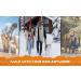 Loutep 5m Dog Training Leash - Durable Nylon Long Leash with Padded Handle & Heavy Duty Swivel Hook - Orange - Buy Online on GoSupps.com