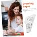 COHEALI 1 Roll Roll Drawing Paper Kids Paint Paper Diy Painting Paper Tracing Paper for Kids Stickers Puzzle As Shown 300X30CM - Buy Online on GoSupps.com