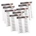 NOLITOY 10pcs Imitation Eco Eyebrow Sticker Stickers Women Fake Eyebrows Black Eyebrows Eyebrow Lines 6d