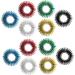 Gatuida 24 pc Spring Fingers Massage & Acupressure Toy for Kids | Stress Relief Finger Roller & Spiked Tape Device | International Shipping Available - Buy Online on GoSupps.com