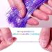 Holographic Purple Hair Tinsel Extensions - 250 Strands | Glitter Synthetic Tinsel for Women & Girls Hair Decoration - Buy Online on GoSupps.com