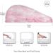 Buy Pink Butterfly Dry Hair Cap Set | Quick Drying Towel & Button Headband - Super Absorbent & Comfortable | International Shipping Available - Buy Online on GoSupps.com