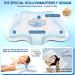 Orthopedic 5X Pain Relief Cervical Pillow - Memory Foam Neck and Shoulder Support Pillow - Ergonomic Contour Bed Pillow for Side, Back, Stomach Sleeper - Hollow Design, White - Buy Online on GoSupps.com