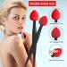 Silicone Lip Scrub Brush Exfoliator Tool - Double-Sided Lip Exfoliator Brush for Dark Lips - Buy Online on GoSupps.com