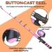 PLUSINNO Kids Fishing Pole Set - Portable Telescopic Rod and Reel Combo Kit with Tackle Box for Boys and Girls - Pink 1.5M - Buy Online on GoSupps.com