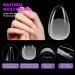 Venares 500 Pcs Extra Short Almond Soft Gel Nail Tips Set - Pre-Polished 12 Sizes Includes Glue for Gel Nails - Buy Online on GoSupps.com