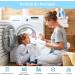 KDIMSU Hooded Baby Towel - Soft Absorbent Bath Towel for Newborns | Perfect Baby Shower Gift (80x80cm White) - Buy Online on GoSupps.com