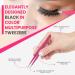 KICHLY Pink Eyebrow Tweezers Set - 4 Professional Tweezers & Travel-Friendly Leather Case for Perfect Plucking - Buy Online on GoSupps.com