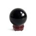 Mina Heal Obsidian crystal ball for fengshui meditation stone medicine fortune teller ball interior decoration 100 % of course 115mm (4.5 ")
