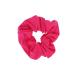 Jumbo Cotton Scrunchie Hair Tie - Hot Pink