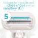 Gillette Venus Extra Smooth Sensitive Women's Razor Blade Refills - 4 Count - Buy Online on GoSupps.com