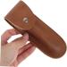 Angoily Travel Razor Case - Safety Razor Sheath for Women | Durable PU Brown Razor Bag & Travel Supplies - Perfect for Hairdressers & Manual Shaving - Buy Online on GoSupps.com