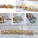 8 Pcs Bird Perches Parrot Stand Natural Wood Perch Parakeet Toys BirdCage Accessories for Conure Cockatiels Budgie Lovebird - Buy Online on GoSupps.com