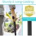 Folding Cane for Men and Women - Lightweight and Adjustable - Portable Hand Walking Stick - Balancing Mobility Aid - Sleek Black Design - Buy Online on GoSupps.com
