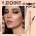 Waterproof Eyebrow Pencil | Long-Lasting & Quick-Drying | B-Hell-Brown - Effortlessly Natural Look | International Shipping Available - Buy Online on GoSupps.com