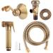 Vintage Brass Handheld Bidet Sprayer Kit | Stylish Bathroom Accessories for International Shipping - Buy Online on GoSupps.com