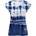 Short Sleeve T Shirts Clothing Woman T-Shirt Casual Black Clothing Top Women's Floral Pattern for Women Crop Tops Shirt Shirts Top Women's Summer Tank Top 4-blue XXL - Buy Online on GoSupps.com