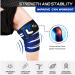 XR Knee Wraps 78 Elasticated Straps for Weightlifting | IPL & USP Approved, No-Slip Design for Squats, Powerlifting | Blue-White (Pair) - Buy Online on GoSupps.com