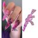 Punk Style Pink Gun Nail Charms 10PCS - Crystal Rhinestone Metal Decorations for Acrylic Nails - Buy Online on GoSupps.com