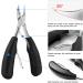 Toenail Clippers for Thick Nails and Cuticle Pusher Made of Rustproof Stainless Steel Super Sharp Blades and Strong Big Nail Scissors Nippers with Box - Buy Online on GoSupps.com