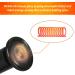 Coospider 100W Infrared Ceramic Heat Lamp for Reptiles & Amphibians - No Visible Light E27 Bulb Holder Perfect for Turtles Lizards Snakes & More - Buy Online on GoSupps.com