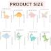 NICENEEDED 24 PCS Dinosaurs Cupcake Toppers Dinosaurs Cupcake Picks Cute Cartoon Dinosaur Themed Cake Toppers Toothpicks for Birthday Cake Decoration Supplies - Buy Online on GoSupps.com