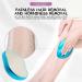 Painless Exfoliation Hair Remover Physical Hair Removal Tool with Epilator Crystal Hair Eraser Hair Remover for Legs Arms and Back Blue - Buy Online on GoSupps.com