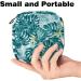 Portable Women's Menstrual Cup Bags | Colorful Binding-Up Bags for Teens | Tropical Plant Pattern - Buy Online on GoSupps.com