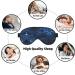 Buy Blue Galaxy Print Soft Sleep Eye Mask | Cozy Sleep Mask for Men & Women - Perfect for Travel - Buy Online on GoSupps.com