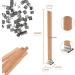 NOOR 50 Pieces Smokeless Wooden Wicks with Booster - Crackling Wood Wicks for Candle Making - Buy Online on GoSupps.com