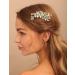 Deniferymakeup Bridal Hair Comb Rhinestone Teardrop Hair Comb Bridal Hair Accessory Crystal Gift for Her Party Headpiece (Silver Green) - Buy Online on GoSupps.com