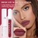 Yueci Matte Lip Gloss Lipstick - Long-Lasting Moisturizing & Waterproof 12H - Non-Stick Non-Fading - 1 ml Pack #06 - Buy Online on GoSupps.com