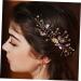 DOITOOL prom bride accessories rhinestones New Chinese style wedding hair clips for brides moon hair pin headgear comb hair comb headband hair wedding hair combs - Buy Online on GoSupps.com