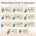 Beautural Electric Manicure Pedicure Set | Professional Nail Miller with 10 Attachments & LED Light - Gray | Ultimate Nail Care for Hands & Feet - Buy Online on GoSupps.com