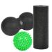 Fororeh fascia set massage ball fascia roll fascia ball massage set hedgehog ball massage balls with knobs of foot massage fascia and the regeneration of the muscles