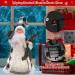 Electric Singing Walking Santa Claus Plush Toy with Music & Lights - Gray - Buy Online on GoSupps.com