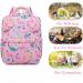 Kids Toddler Preschool Backpack 12in - Pink Dinosaur | School Book Bag for Girls & Boys | Perfect for Kindergarten & Travel - Buy Online on GoSupps.com
