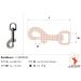 Lennie Waterproof Tow Lines for Small Dogs - Made in Germany | Easy-Care Round Dog Leash - 5m 10m 15m Options - Neon Orange ( 6mm Up to 15kg) - Buy Online on GoSupps.com