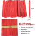 Craft Popsicle Sticks 4.5 Inch Standard - Red 200 Sticks - Natural and Multi Color Packs | CraftySticks - Buy Online on GoSupps.com