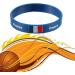 Shop LUOEM Silicone Bracelets - France Flag Football Fan Gear | 2018 World Cup 6-Pack - Buy Online on GoSupps.com