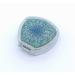 Green Mandala Pill Box - Stylish Travel Pill Organizer for Purse | Single Compartment Medicine Holder - Buy Online on GoSupps.com