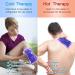 Animal Pattern Reusable Ice Pack 7.5 x 4.8 Inch - Hot/Cold Gel Bead Pack for Injuries - Knee & Back Pain Relief - Purple (2 Pack) - Buy Online on GoSupps.com