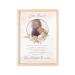 Del M Unique & Personal Sponsorship for sponsored child baptismal letters Personalized baptism gift Young girls gift for baptism (DIN A4 | with or without frame) (boho-wreath)