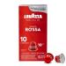 Lavazza Qualita Rossa Medium Roast Coffee Capsules Compatible with Nespresso Original Machines Full-bodied balanced espresso dried fruit aftertaste (100 pack)