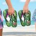 Mnsruu Tropical Flip-Flops | Colorful Flowers Birds & Butterflies | Perfect for Home Hotel Spa & Travel | Unisex Comfort - Buy Online on GoSupps.com
