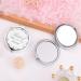 12 Pack Compact Pocket Makeup Mirrors with Bride, Maid of Honor, Bridesmaid Designs + Bachelorette Party Hair Ties - Silver - Buy Online on GoSupps.com