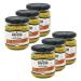 Reine de Dijon Set of 6 Old Mustard Queen of Dijon 190 g Pot
