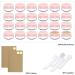 24 Pcs PAMIYO 10ml Clear Empty Jars - Pink Cream Jars for Skincare | International Shipping - Buy Online on GoSupps.com