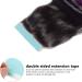 Minkissy 10 Sheets Seamless Hair Extension Film Wig Replacement Double Sided Sticky Tape Hair Chopsticks for Women Hair Scrunchie Chiffon Extension Tape Glue No Trace Extend - Buy Online on GoSupps.com